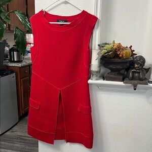 Derek Lam Vibrant Red Textured Garment